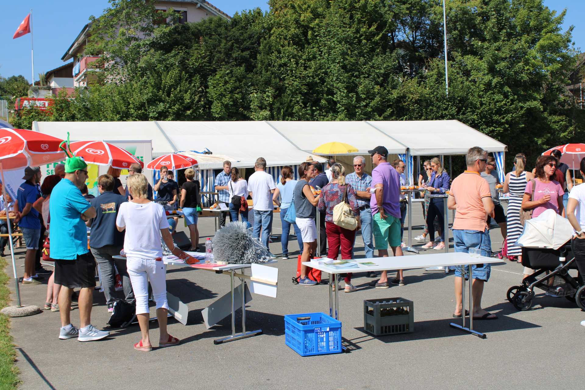 Info-Kiosk Neuzuzügeranlass